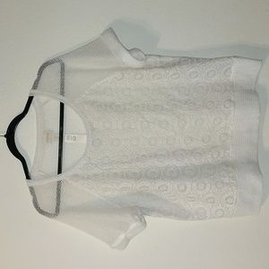 Chico Women's Sheer Lace Top
